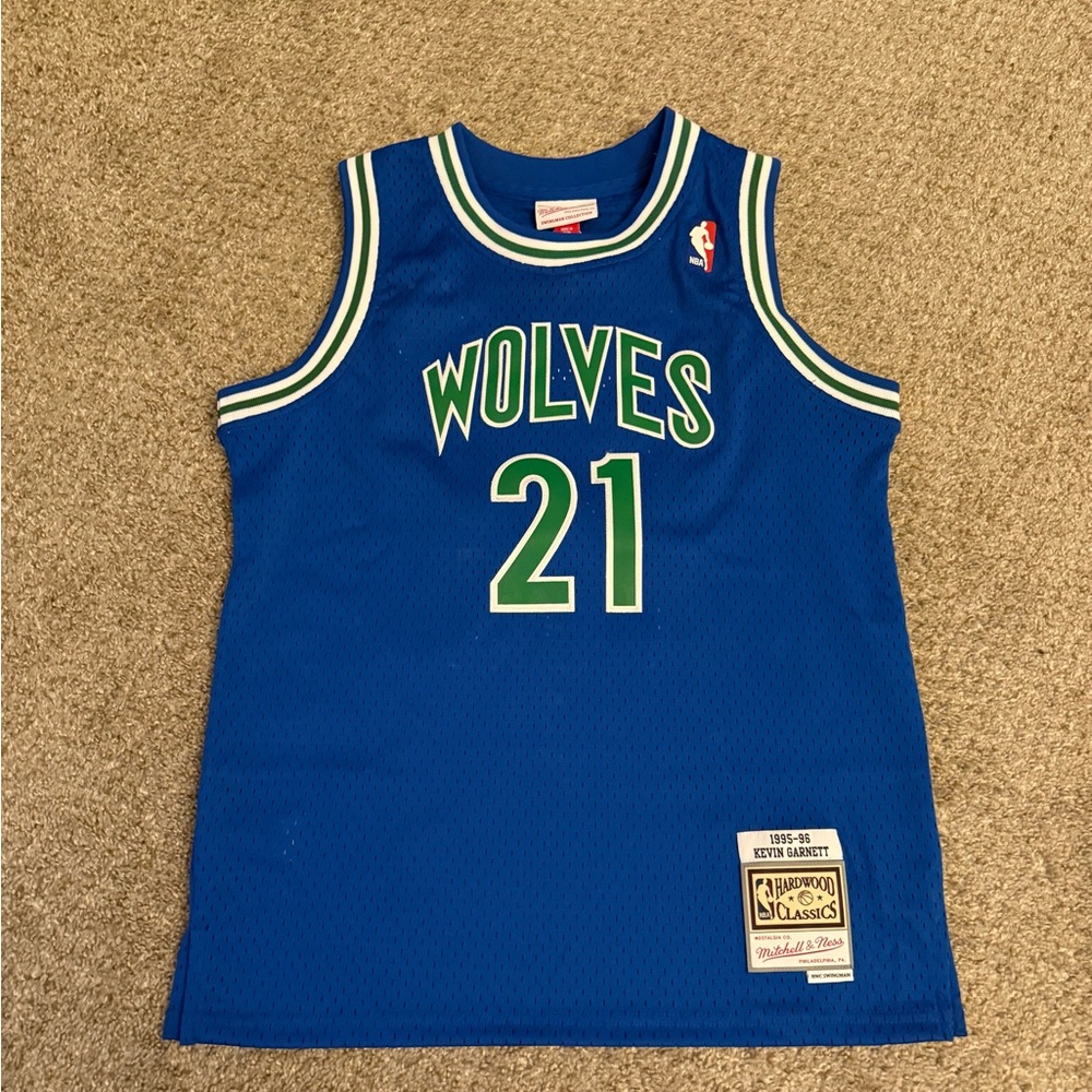Mitchell & Ness Kevin Garnett Minnesota TimberWolves Jersey